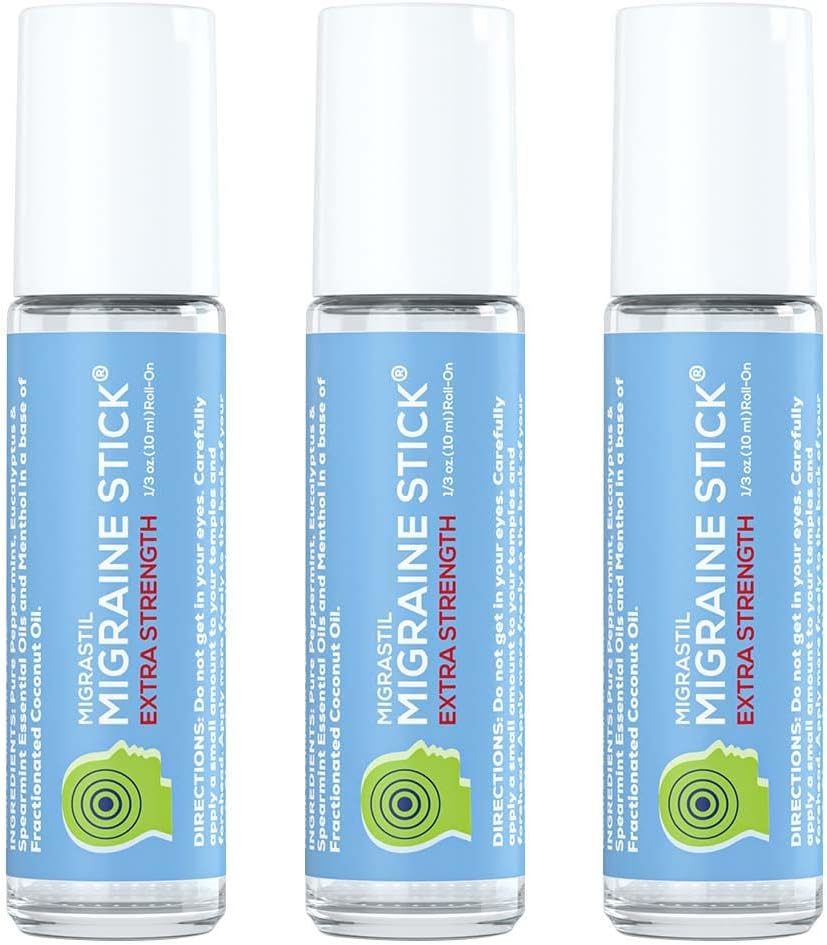 Extra Strength Migraine Stick with Menthol and Essential Oils