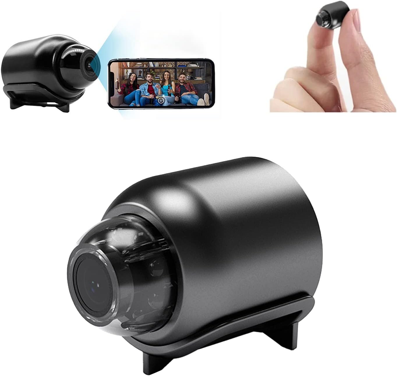 HD Mini WiFi Camera: Night Vision, Motion Detection, Remote Monitoring