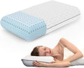 Vaverto Queen Size Gel Memory Foam Pillow - Cooling Support