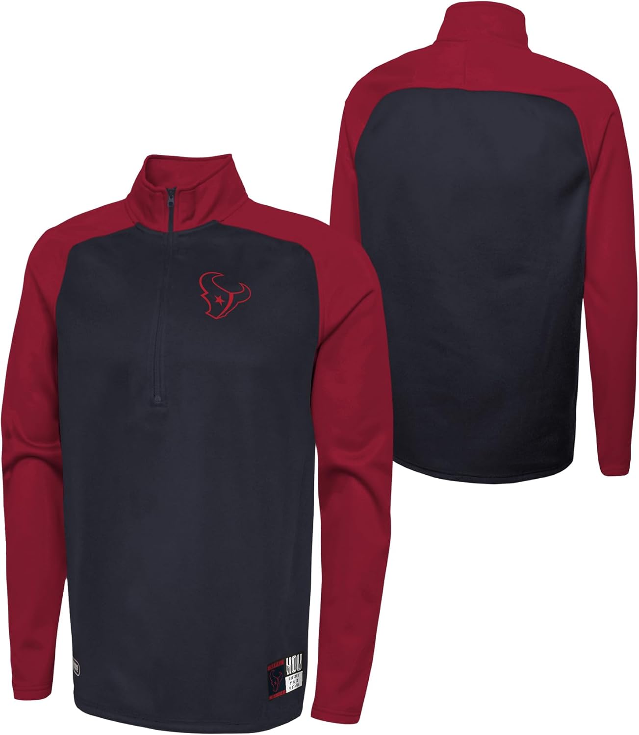 Outerstuff NFL Men's O-Line Performance 1/4 Zip Pullover Fleece
