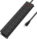 20 Amp 16 Outlet Heavy Duty Power Strip - Industrial Grade