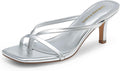 DREAM PAIRS Heels for Women Flip Flops Kitten Low Heels (Style T7K7)