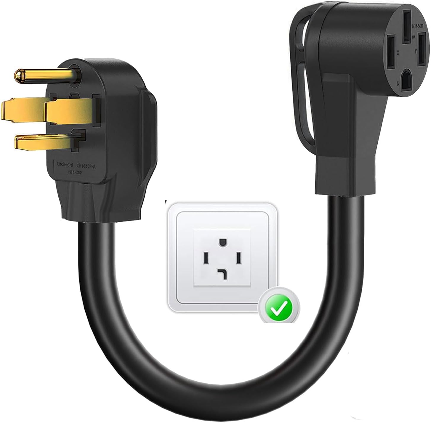 Upgrade to Level 2 Charging with Portvoi 1.5FT Adapter Cord