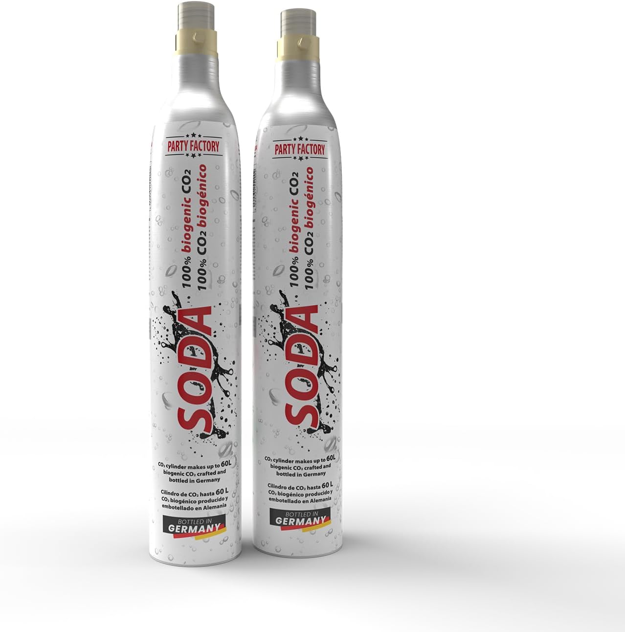 Effortless Fizz: 16.6 oz Soda Cylinder for Soda Makers