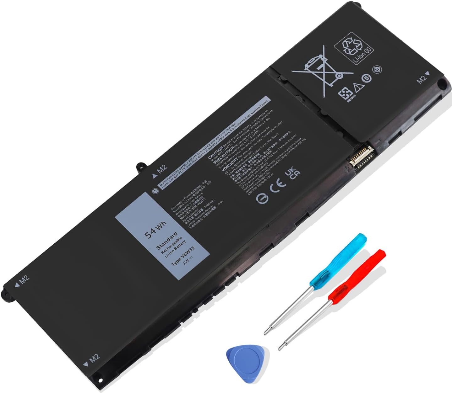 54Wh V6W33 Laptop Battery Replacement for Dell Inspiron Series