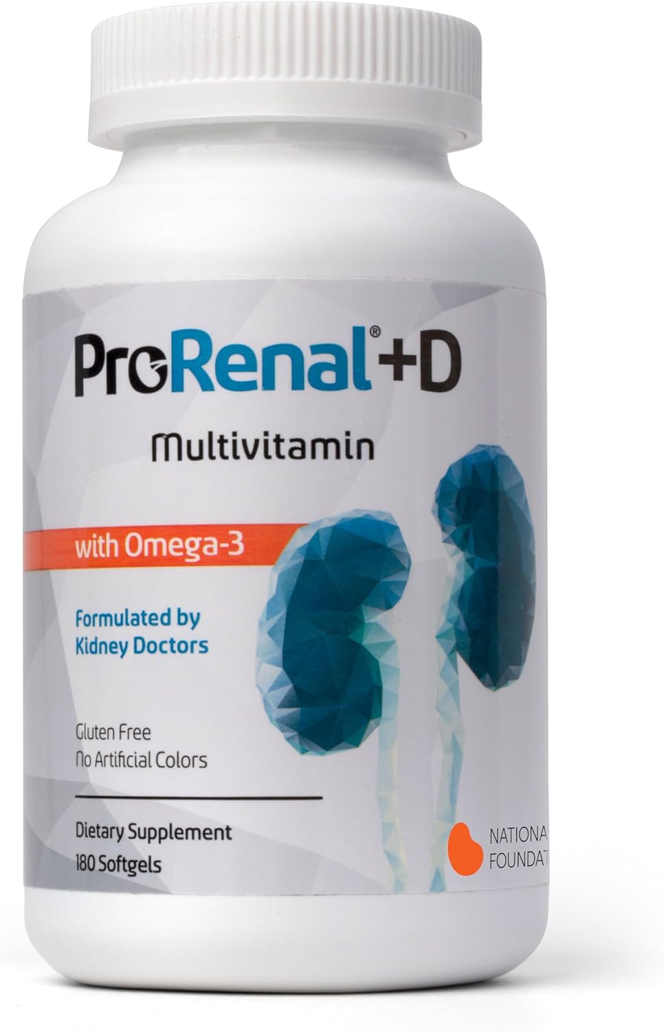 ProRenal+D Kidney Multivitamin with Omega-3 Fish Oil 90-Day Supply