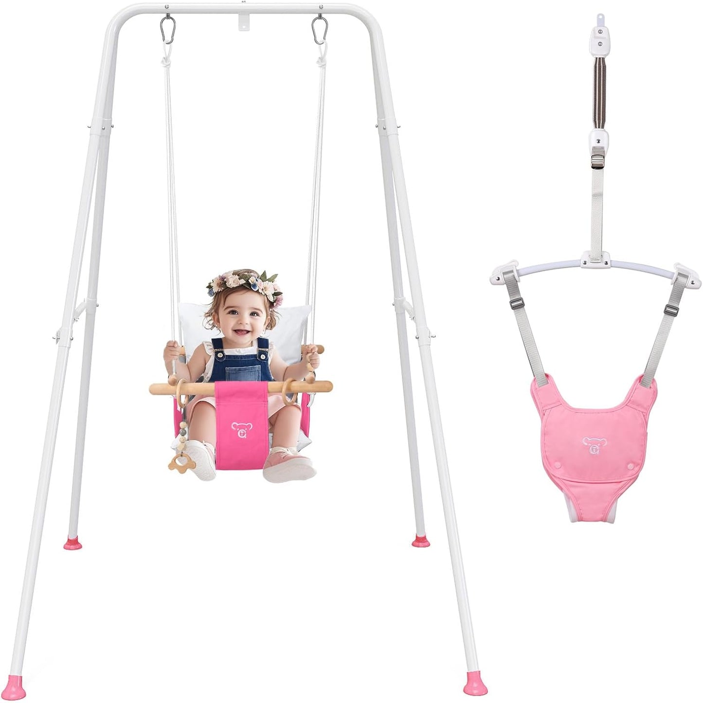 2 in 1 Baby Jumper and Toddler Swing for Endless Fun