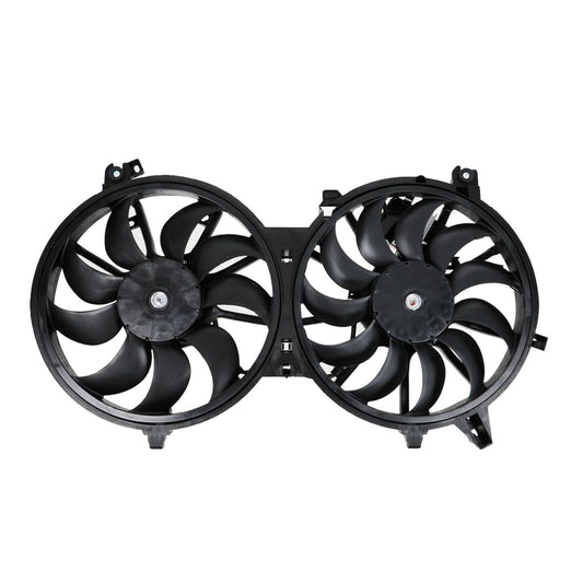 TRQ Radiator Dual Cooling Fan Assembly for INFINITI & Nissan