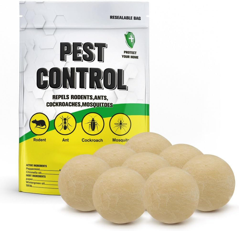 High-Strength Peppermint Pest Control Balls - Rodent & Pest Repellent