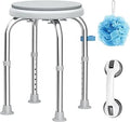 Medhelp Shower Stool for Inside Shower - Sturdy Adjustable Bath Chair