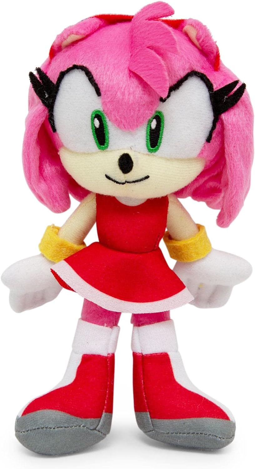 Sonic The Hedgehog Amy Rose Plush | 8-Inch Collectible