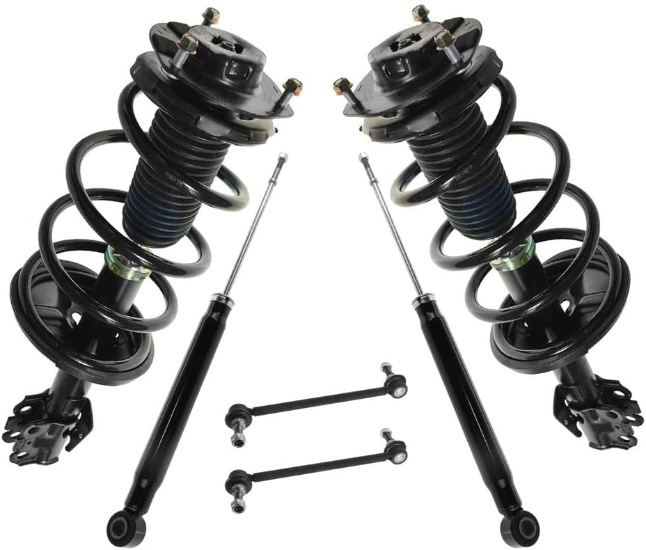 TRQ Complete Suspension Kit for 2004-2010 Toyota Sienna Vehicles
