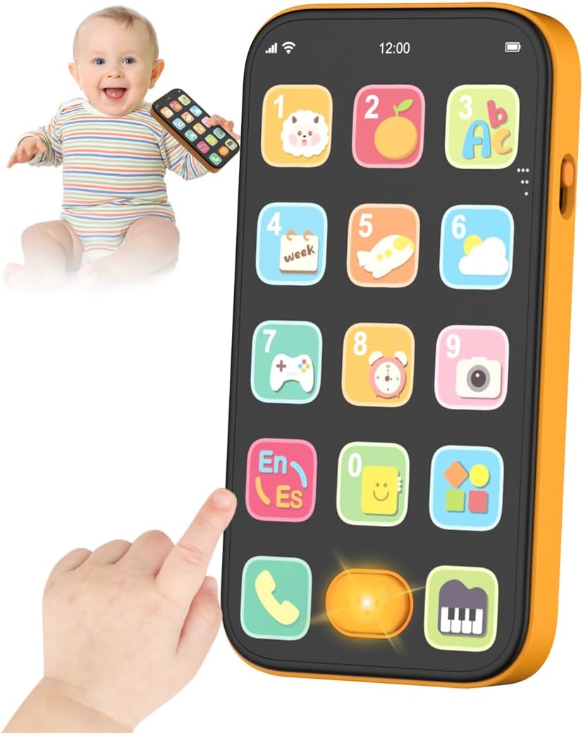 KALUYA Bilingual Baby Toy Phone - Early Learning Fun!