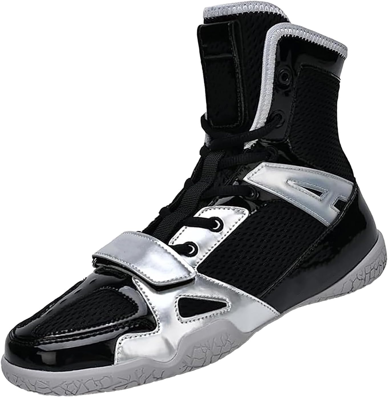 Zero Drop High Top Boxing Sneakers - Lightweight Excellence