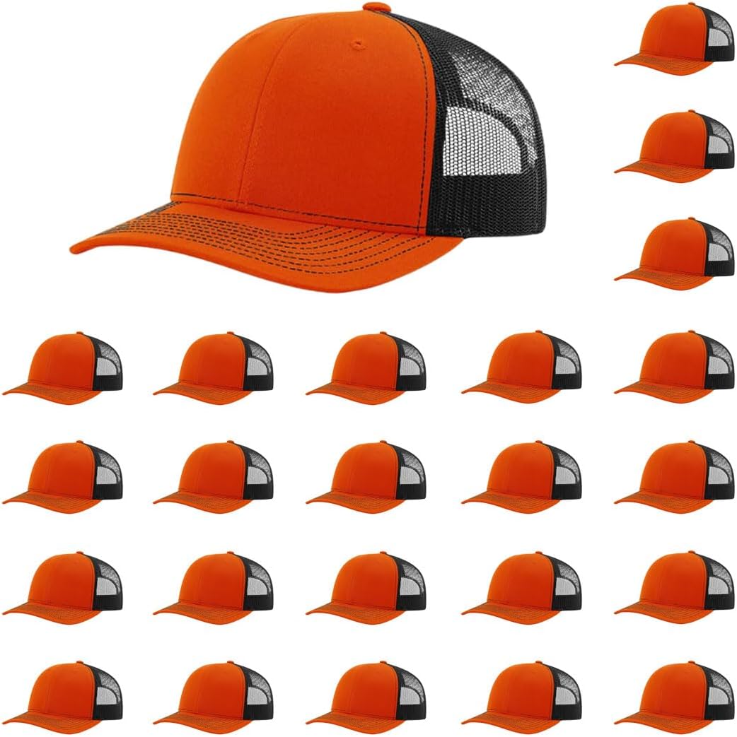 Richardson 112 Classic Six-Panel Adjustable Snapback Trucker Cap