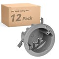 4 in Old Work Ceiling Box, 18 CU in Round Electrical Box - Secure Fit