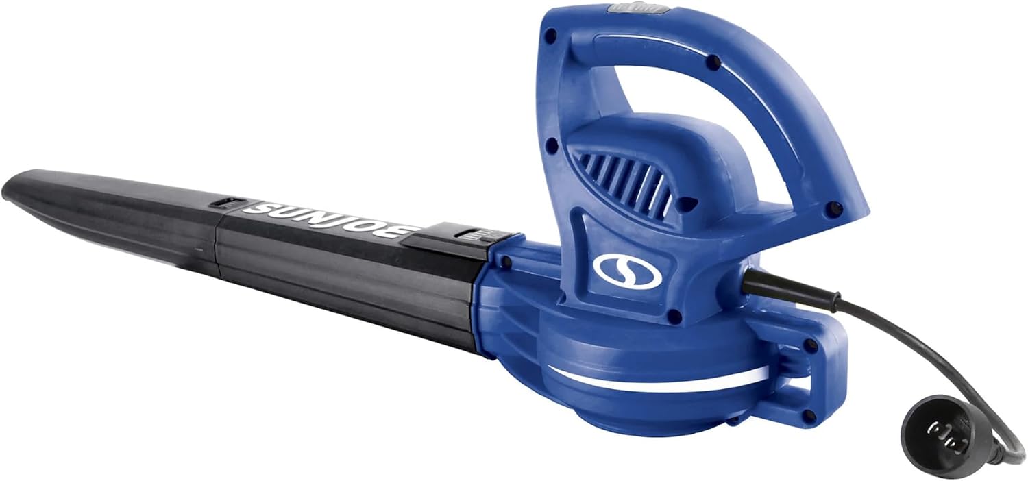 Sun Joe Corded Electric Leaf Blower for Efficient Yard Care