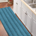 Turquoize Non-Slip Bath Mat Oversize Runner - Ultra Soft Plush