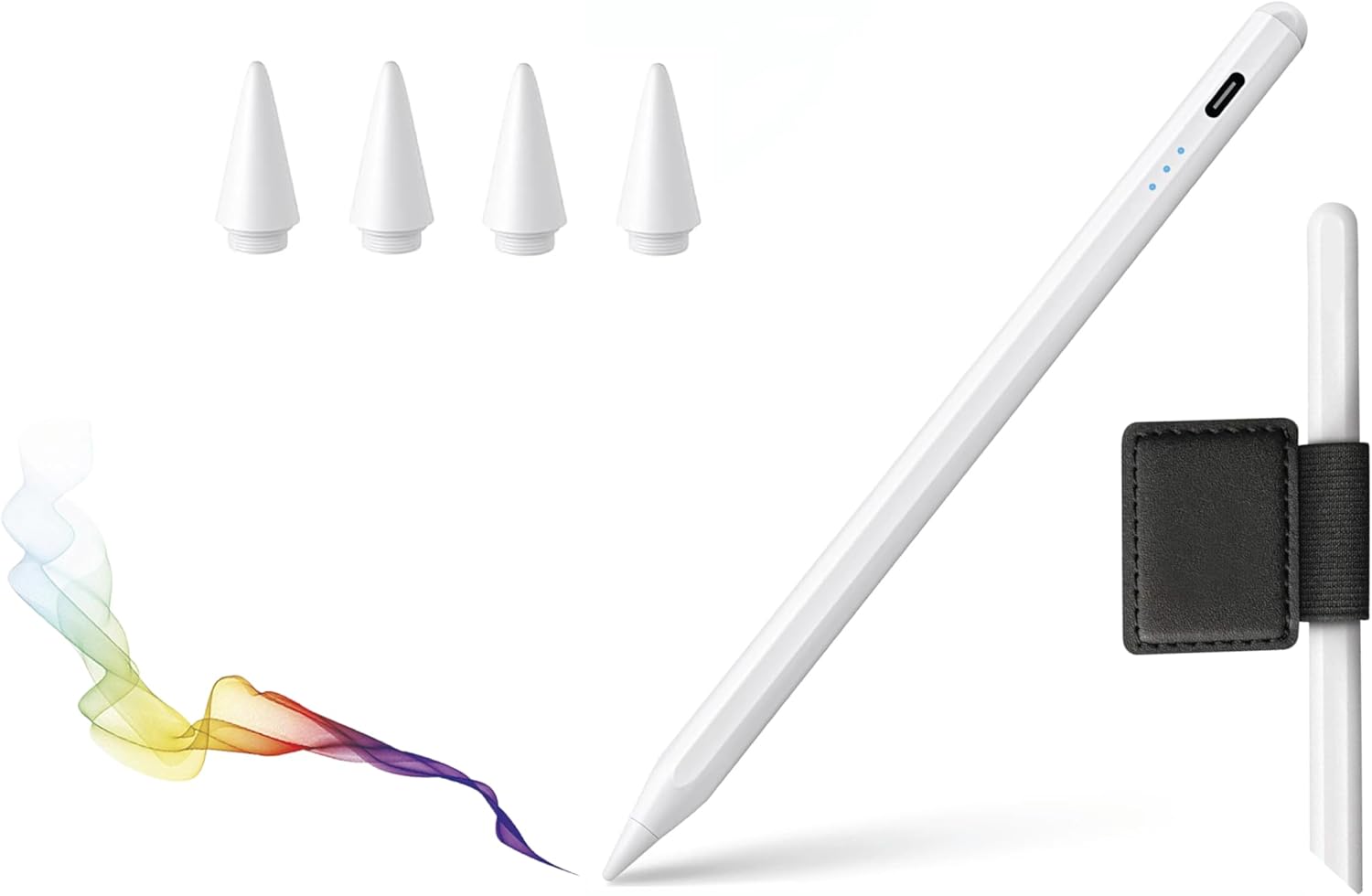 Precision Stylus Pen for iPad - Fast Charge, Palm Rejection, Tilt Sensitive