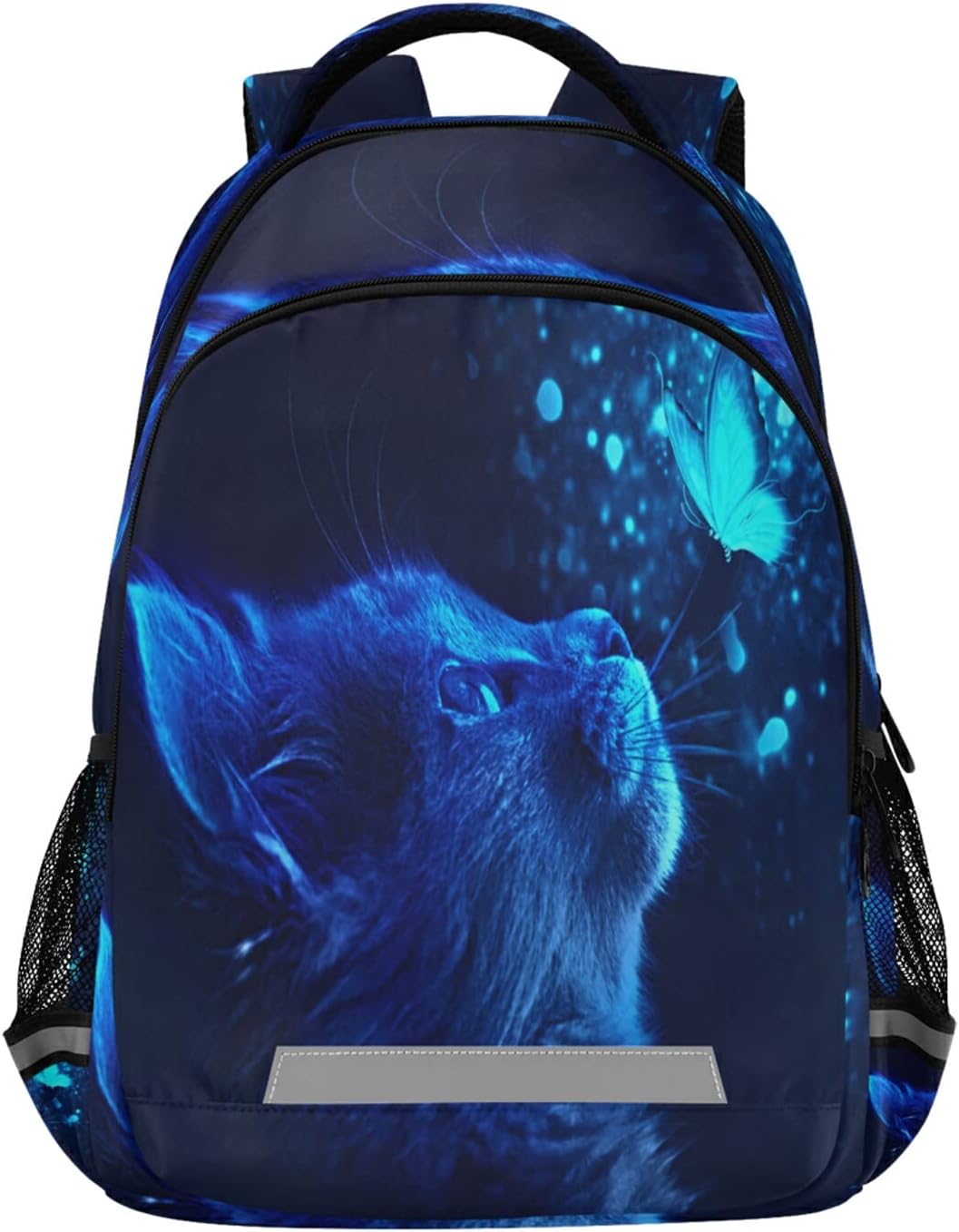 ALAZA Cute Cat and Butterfly Backpack for Travel and School