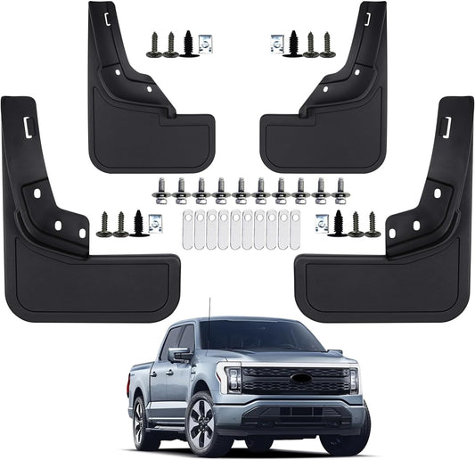 Peleus Truck Mud Flaps for Ford F150 Lightning 2022-2024