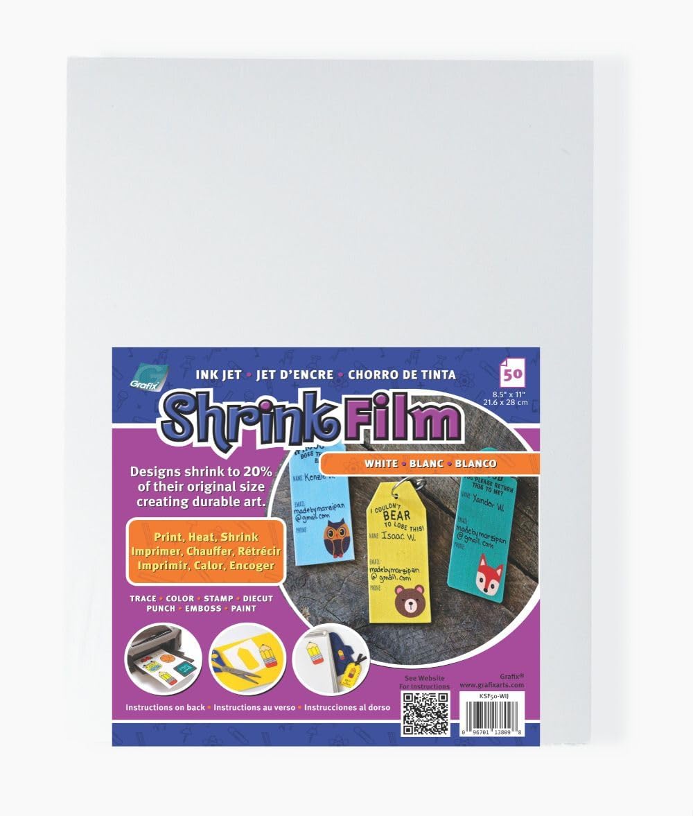 Grafix Shrink Film for Creative Jewelry and Craft Projects