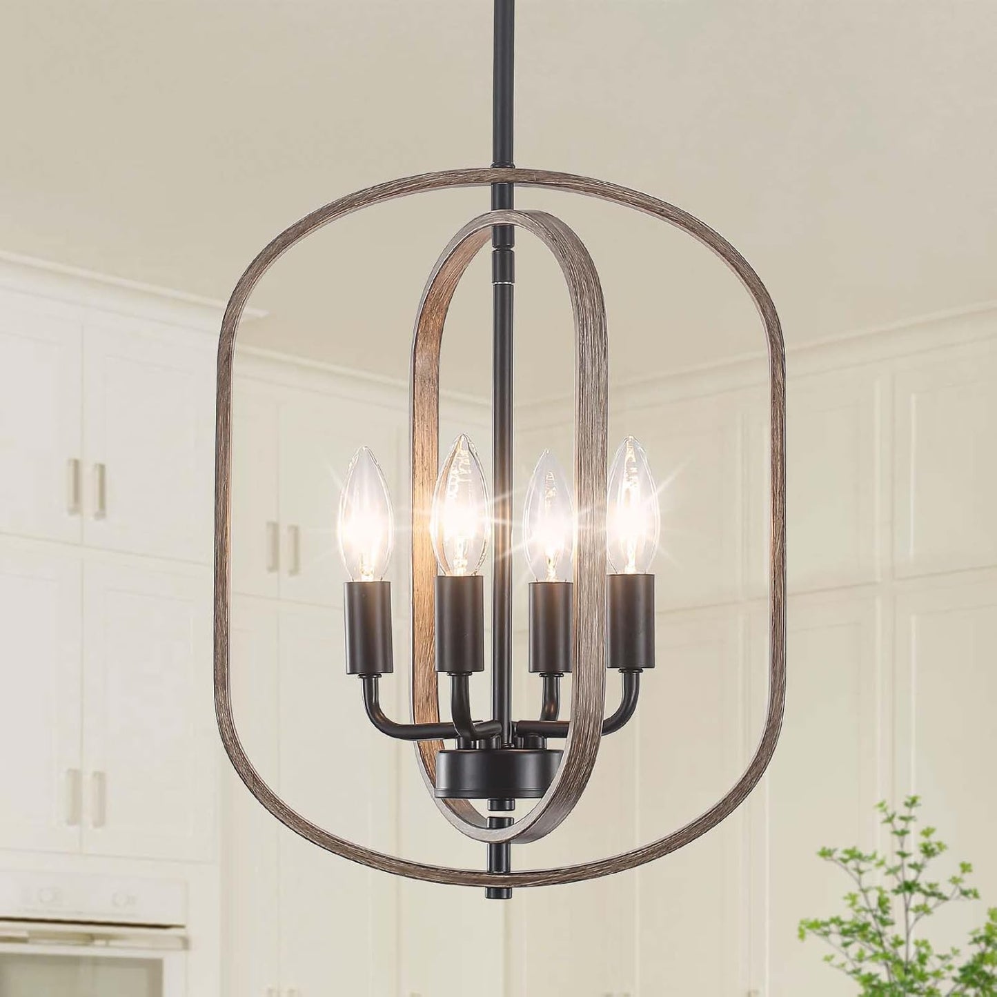 Modern Farmhouse Chandeliers for Dining Room Light Fixture