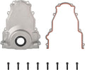 Aluminum LS Front Timing Cover with Crank Gasket and Bolts Set