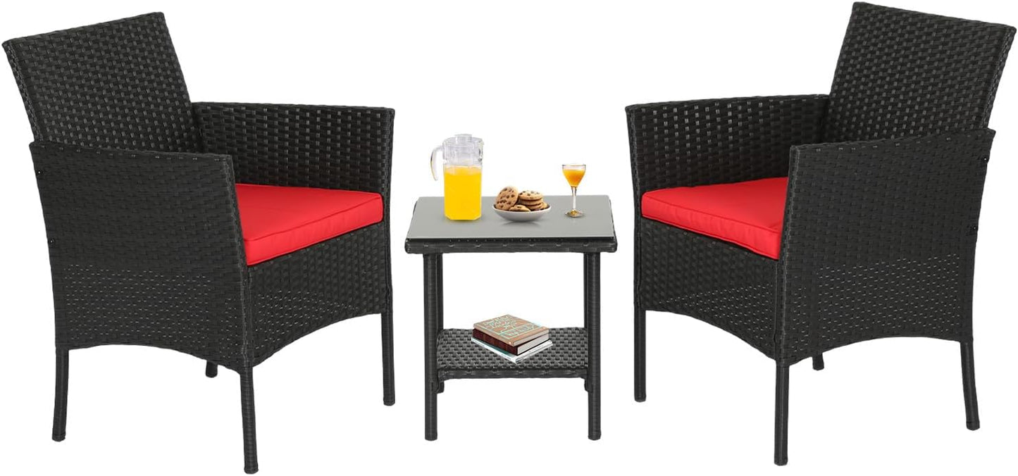3-Piece Patio Furniture Set for Stylish Outdoor Seating