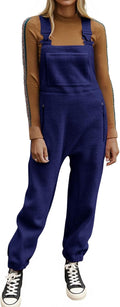 Ebifin Womens Fleece Warm Overalls Winter Loose Casual Jumpsuits