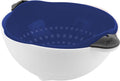 Soak N' Strain 1.5 Quart Colander with Easy-Pour Spout - Two-in-One