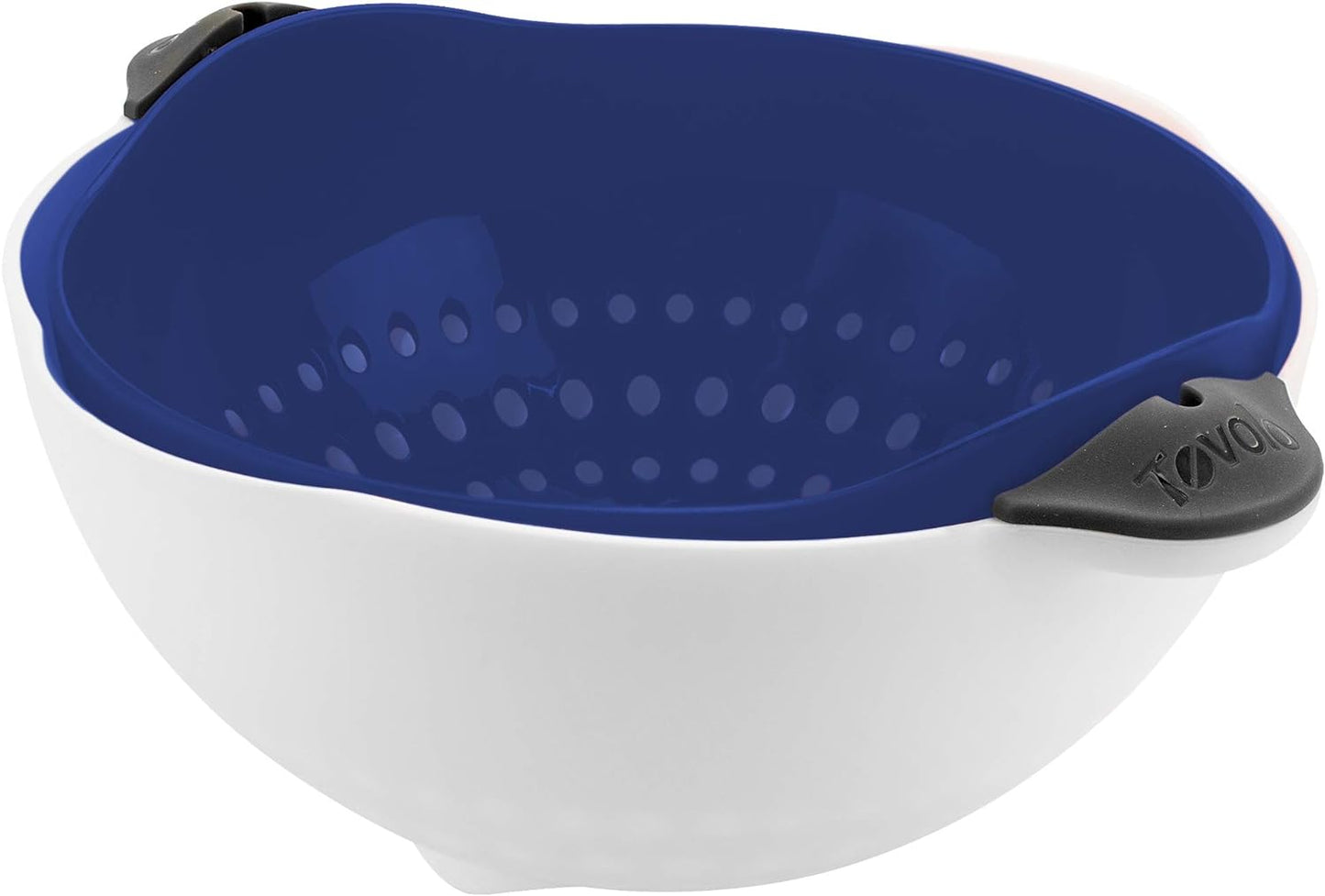 Tovolo Soak N' Strain 1.5Qt Colander: Easy-Pour & BPA-Free