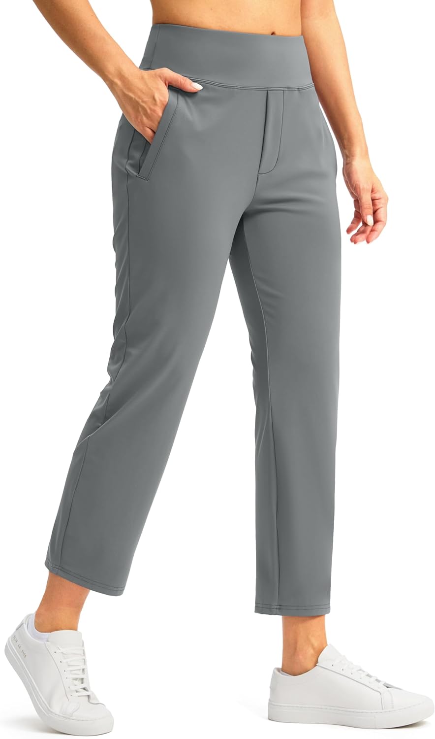 SANTINY Women's 7/8 High Waisted Stretch Ankle Pants Review
