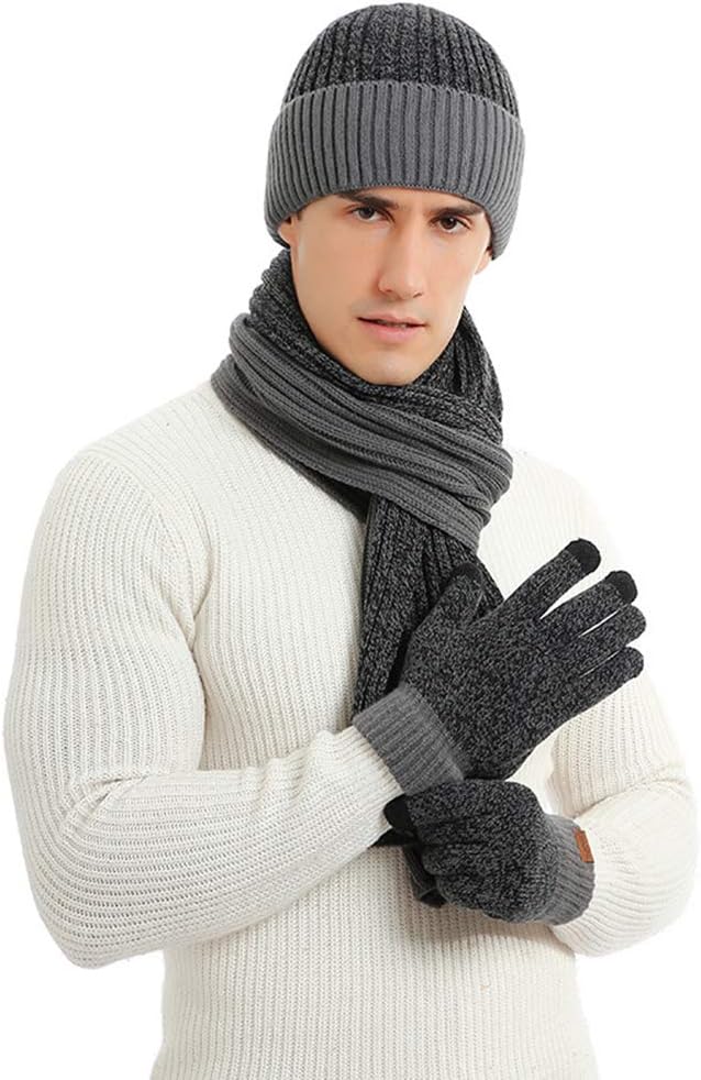 Warm & Stylish Men's Winter Set by JIUGUCAN