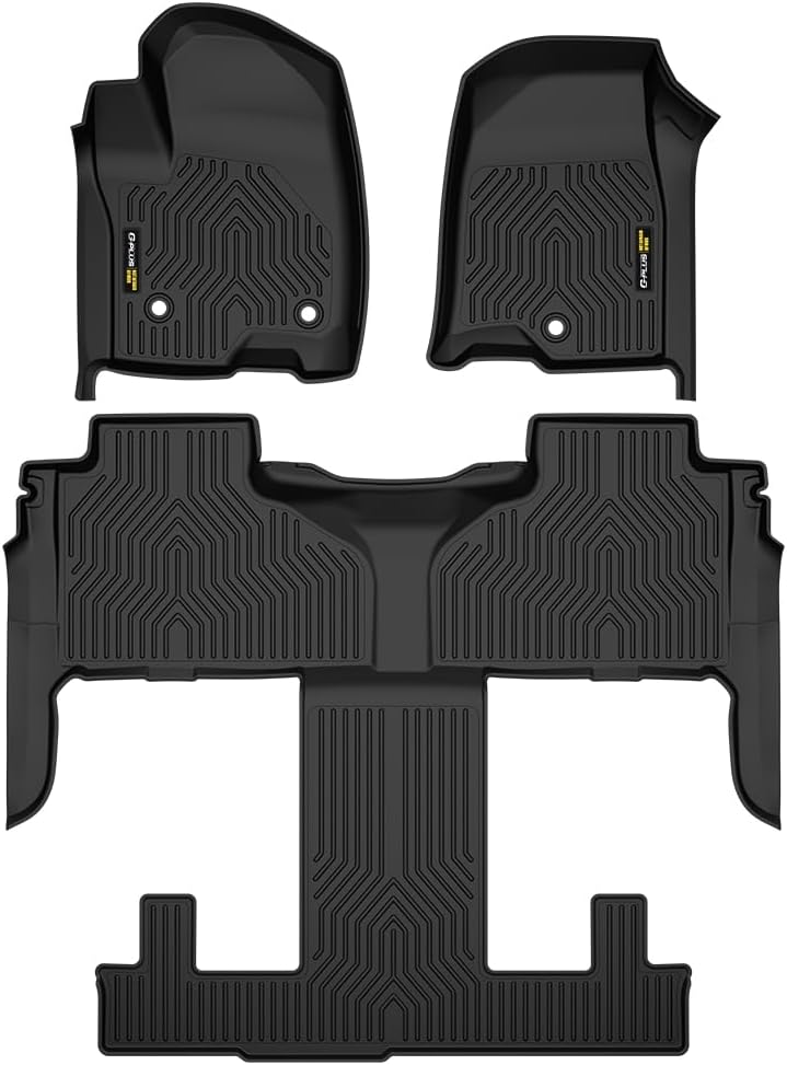 G-PLUS TPE Floor Mats for 2021-2025 Chevy Tahoe & GMC Yukon
