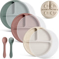 VITEVER Silicone Suction Plates Set - Easy Feeding!