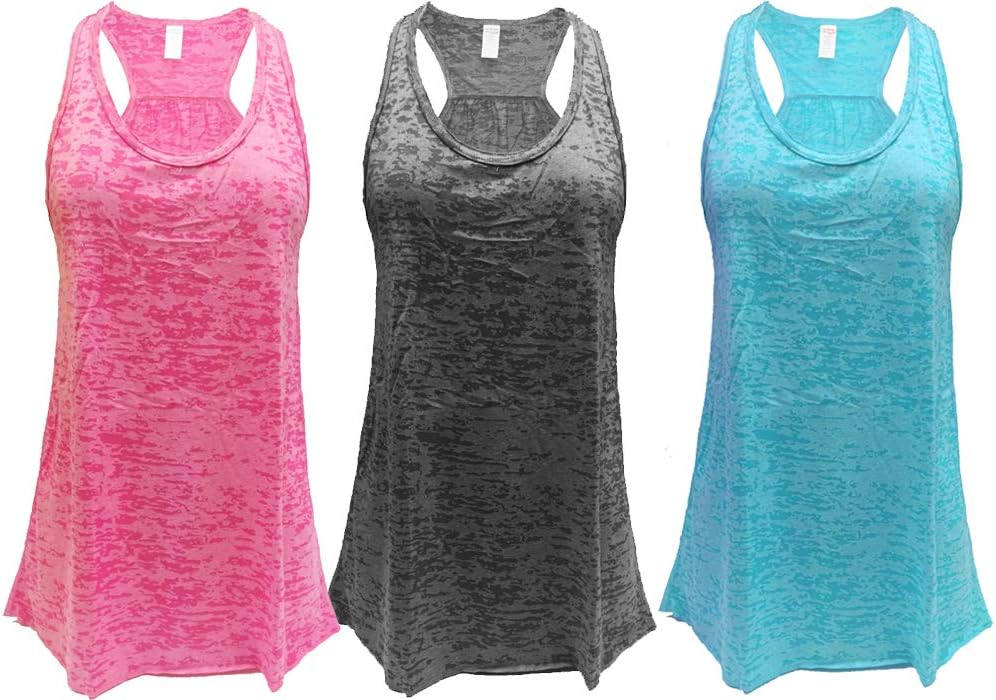 Epic MMA Gear Flowy Racerback Tank Top Pack of 3 for All Sizes