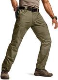 CQR Men's Flex Ripstop Tactical Pants - Durable Stretch (Style N7YF)