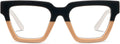 Take a Bow Oversized Square Blue Light Blocking Reading Glasses design