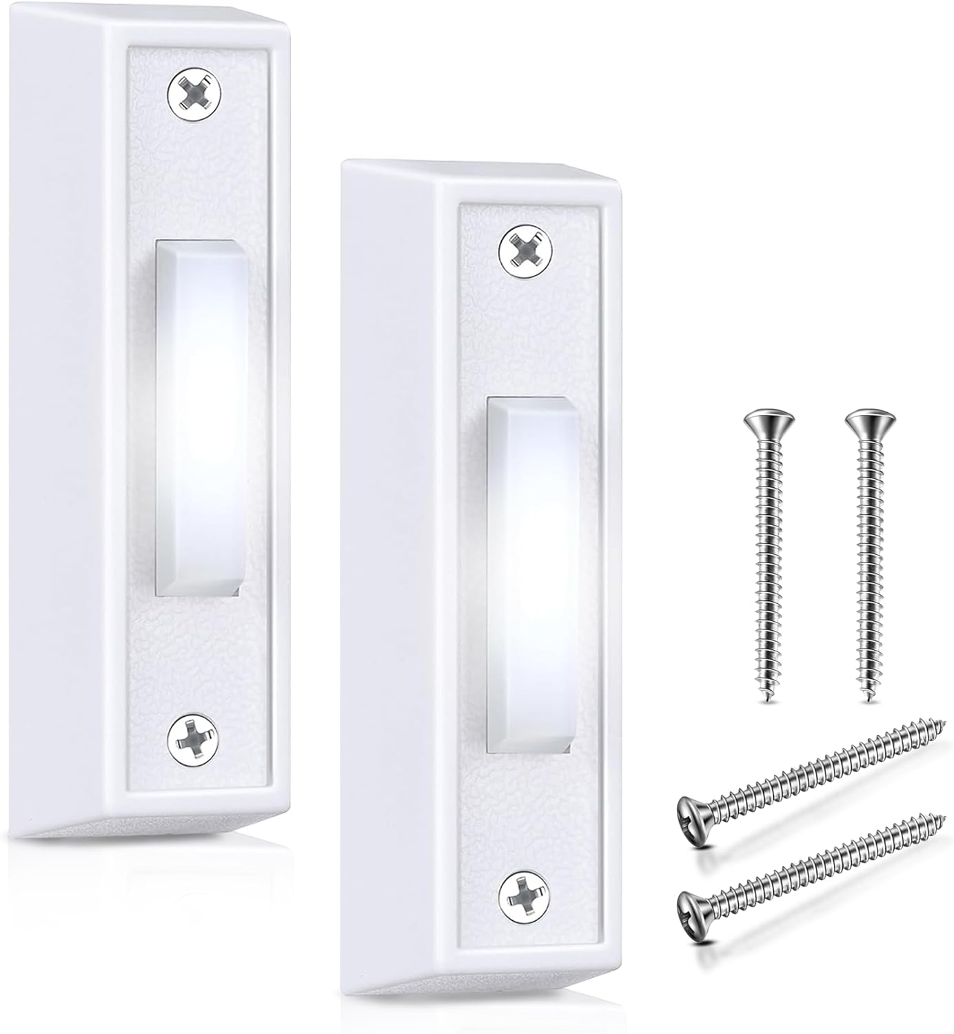 Wired LED Doorbell Button Set - Bright & Stylish!