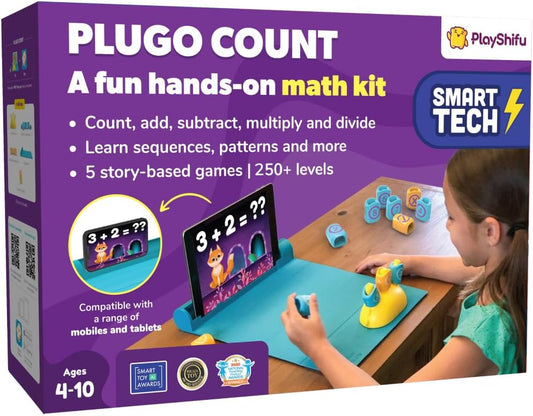 Plugo Count - Interactive Math Games for Kids