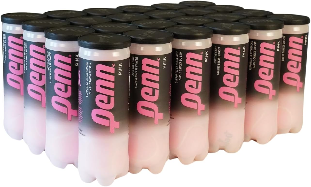 Penn Pink Championship Extra Duty Tennis Balls for All Courts