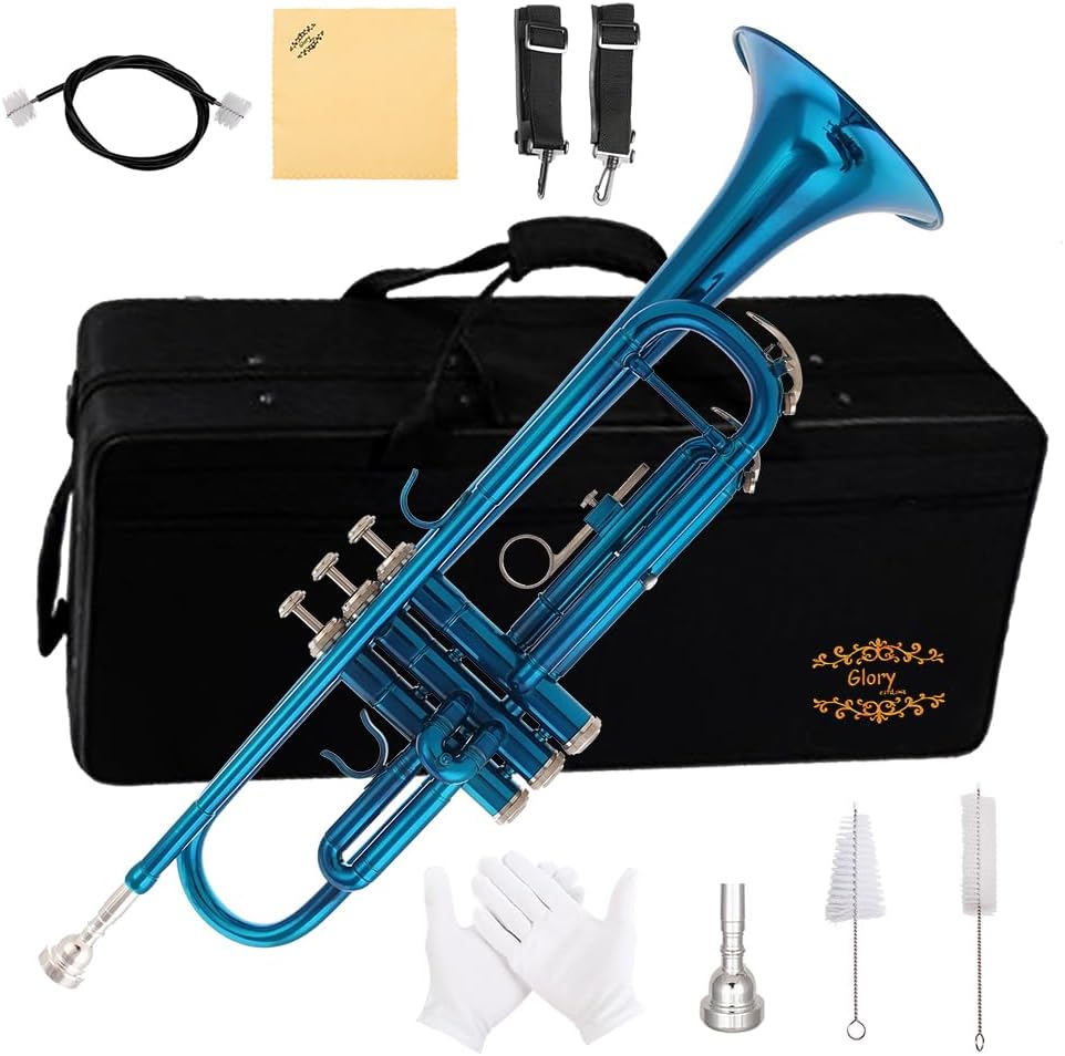 Glory Bb Trumpet for Beginners and Advanced Students with Case
