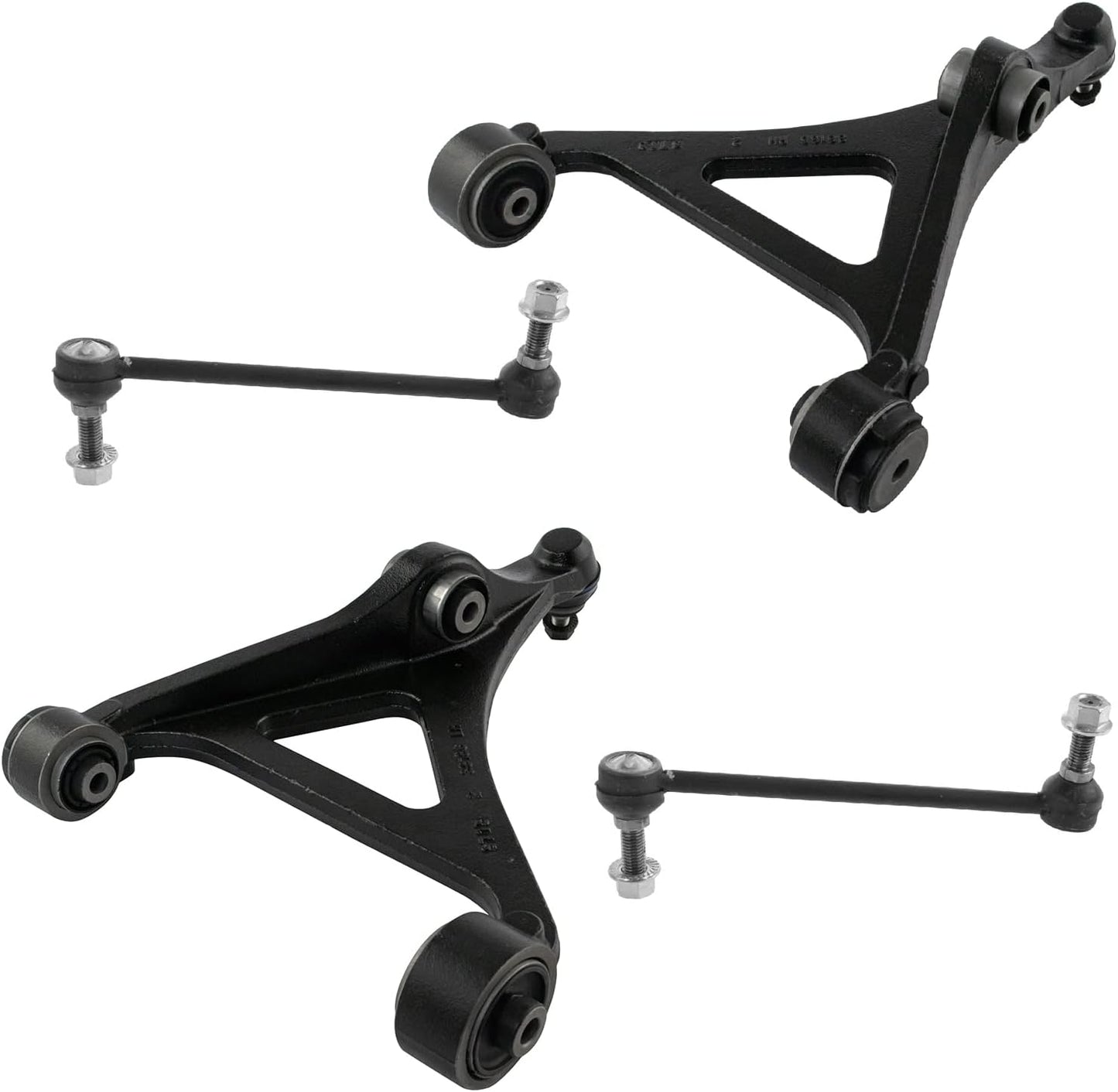 TRQ Front Suspension Kit Control Arm for Chrysler 300 & Dodge