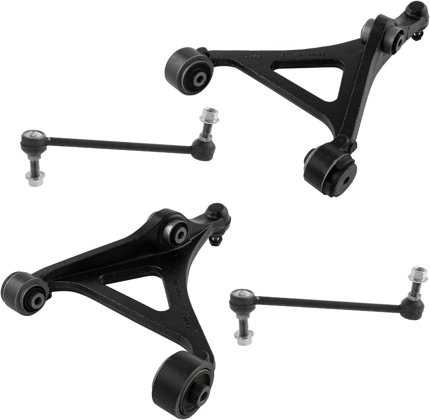 TRQ Front Suspension Kit Control Arm for Chrysler 300 & Dodge