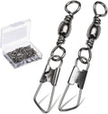 Stainless Steel Snap Swivel Barrel Swivels - Smooth Rotation