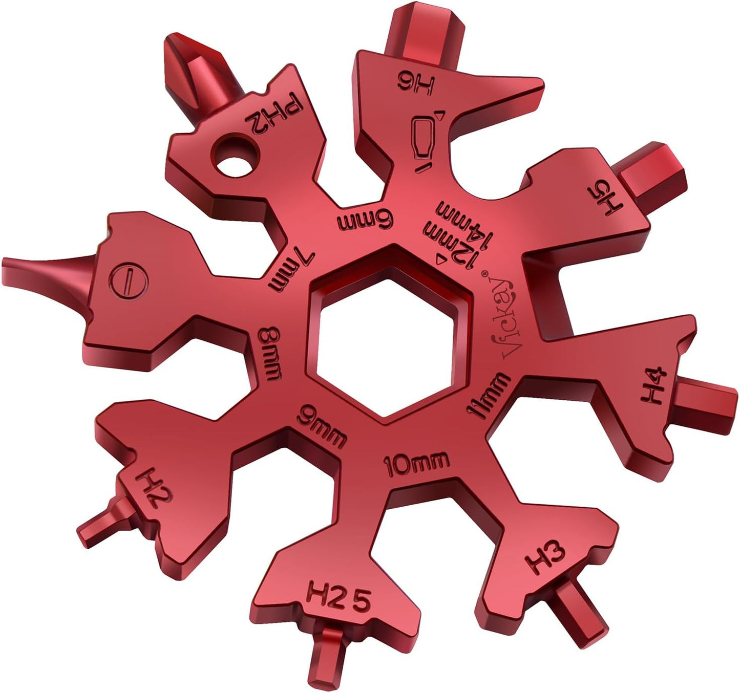 Vickay Snowflake Multi Tool: 18-in-1 EDC Gear