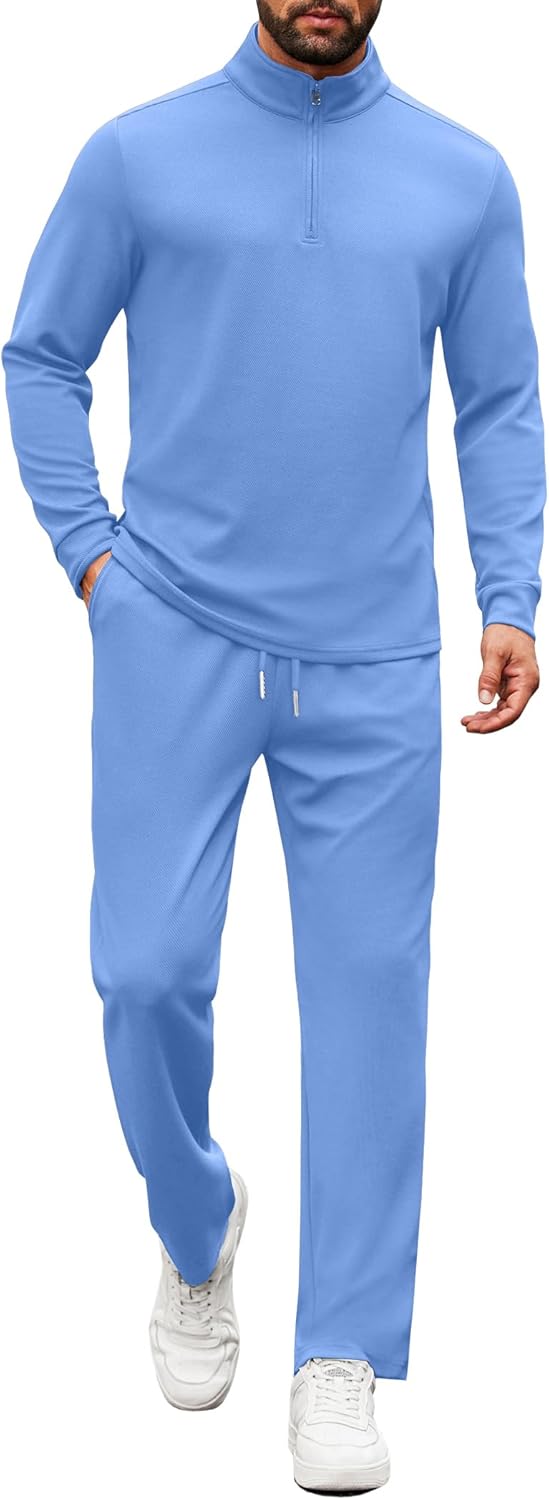 COOFANDY Men's Tracksuits 2 Piece Casual Athletic Sweatsuit