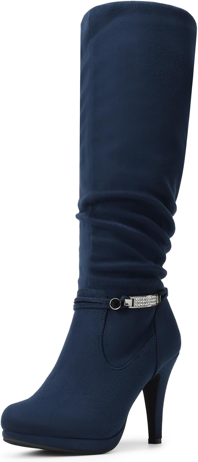 DREAM PAIRS Women's Knee High Platform Heel Boots for Style