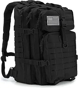 QT&QY 45L Military Tactical Backpack for Hiking and Camping